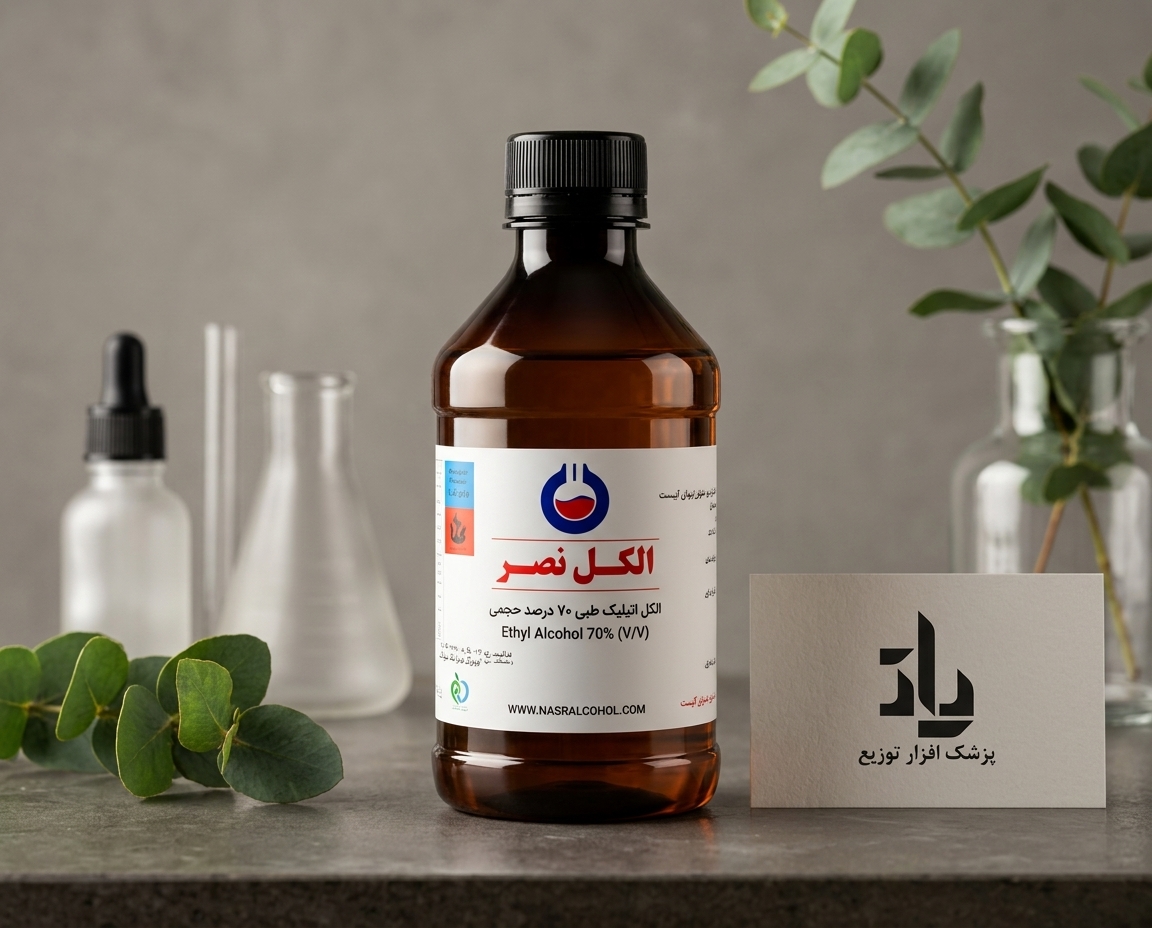 الکل طبی 70 درصد-بطر یک لیتر